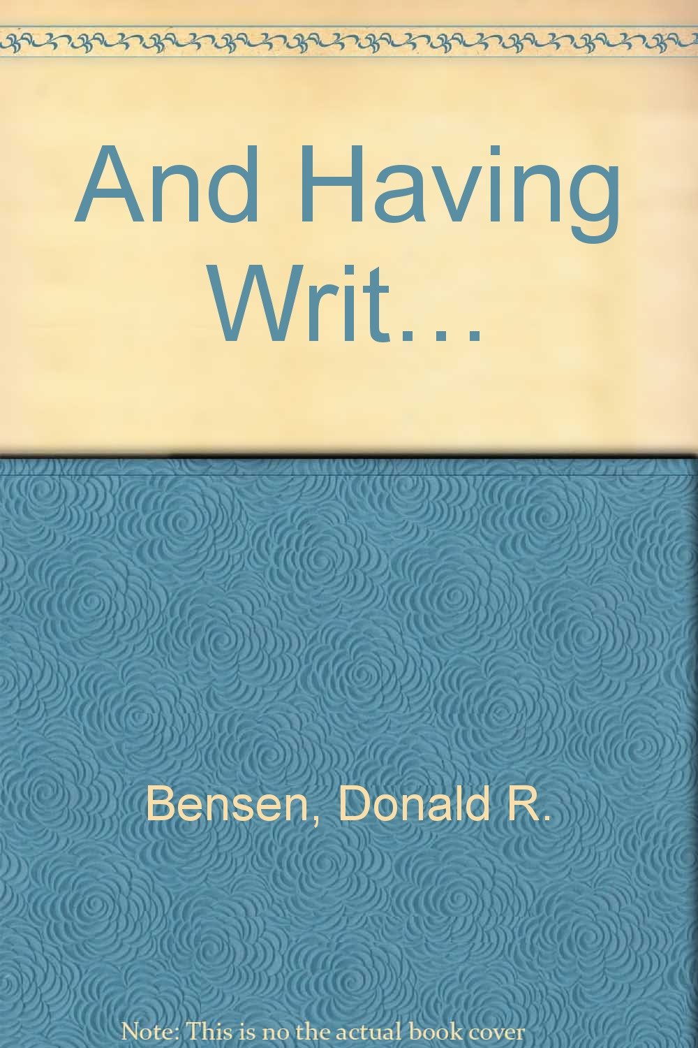 Donald R. Bensen